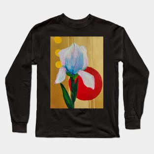 Iris on Gold Long Sleeve T-Shirt